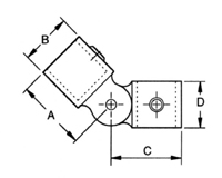 AIS 44&nbsp;SINGLE SWIVEL SOCKET